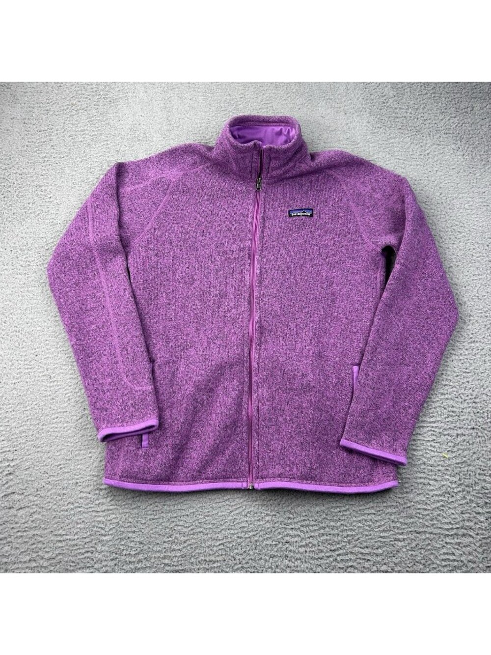 Patagonia Better Sweater Full Zip Purple Women’s Jacket Size Large Fleece